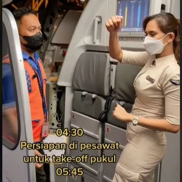 Siap Kerja dari Pukul 2 Pagi, Kegiatan Harian Pramugari Bikin Kagum Warganet