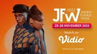 Jakarta Fashion Week 2022 kembali digelar. Pagelaran fashion ini hadir secara virtual dapat disaksikan di Vidio. (Dok. Vidio)