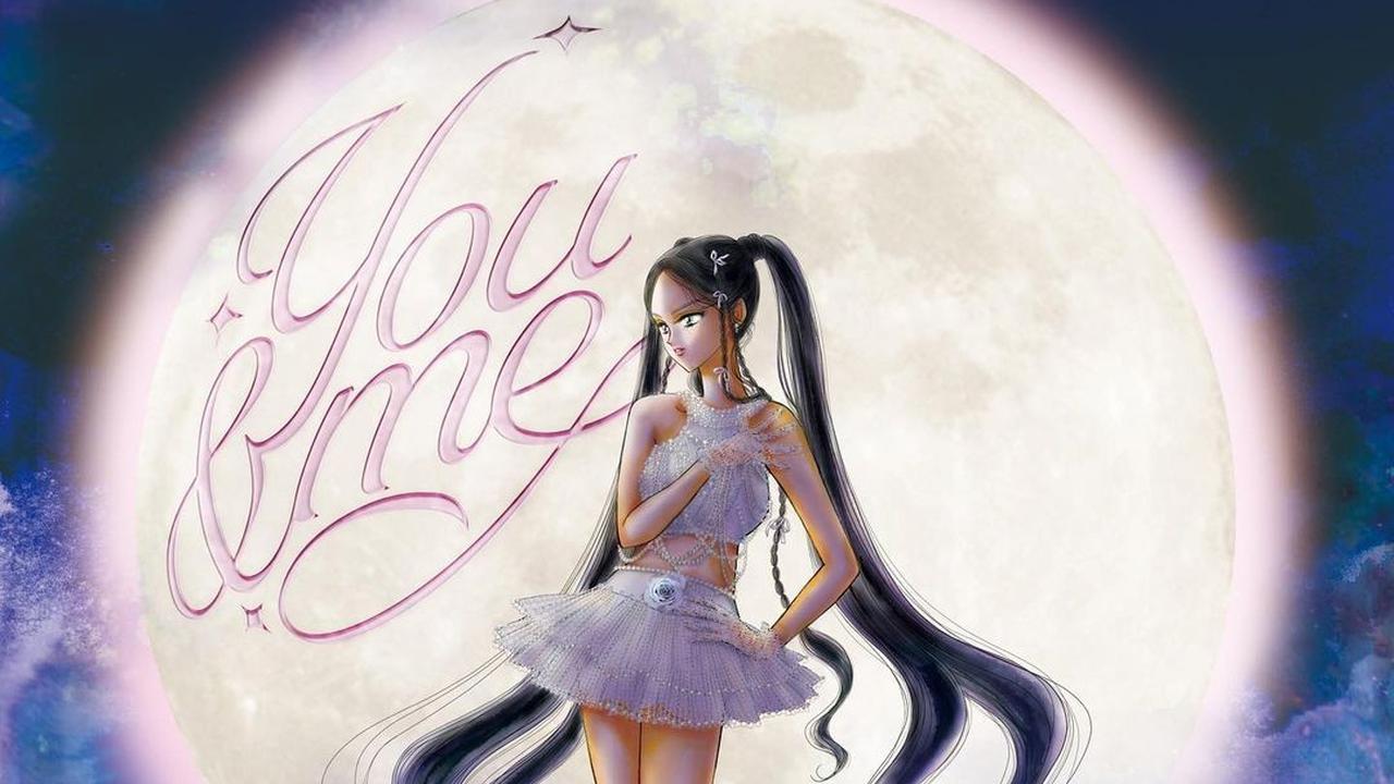 Cover single You & Me Jennie Blackpink yang digambar kreator Sailormoon Naoko Takeuchi. (Instagram/jennierubyjane)