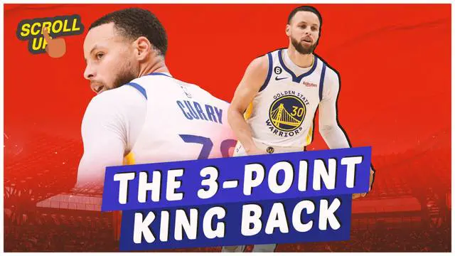 Berita video, scroll up kali ini membahas Stephen Curry yang sukses mencetak three poin sebanyak empat kali berturut-turut.