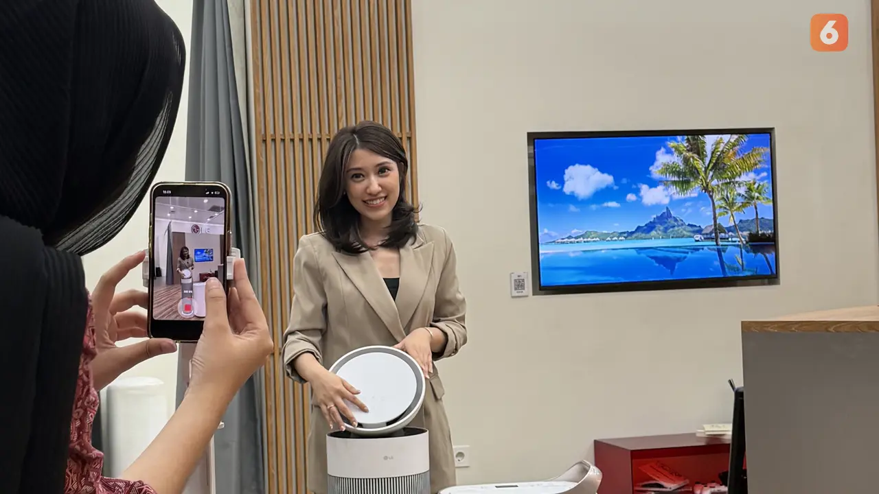Head D2X of LG Electronics Indonesia, Chefina Calayani. Liputan6.com/Iskandar