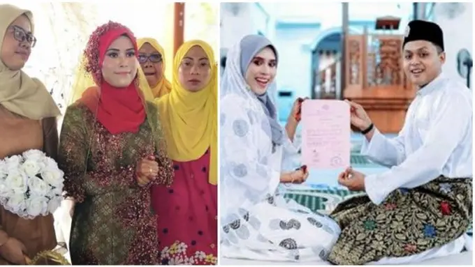 Ketabahan Pengantin Wanita Saat Terpaksa Sendirian di Pelaminan di Resepsi Pernikahan