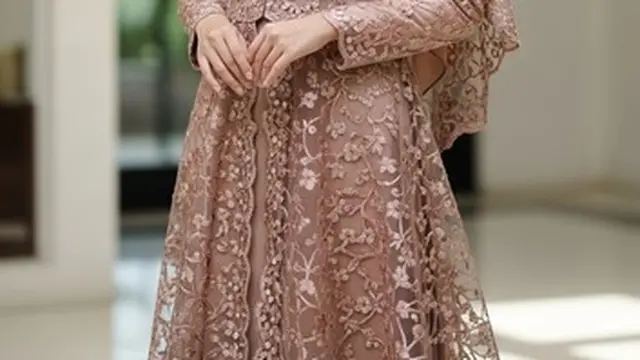 gamis brokat 2025 (Liputan6.com/Gemini.ai)