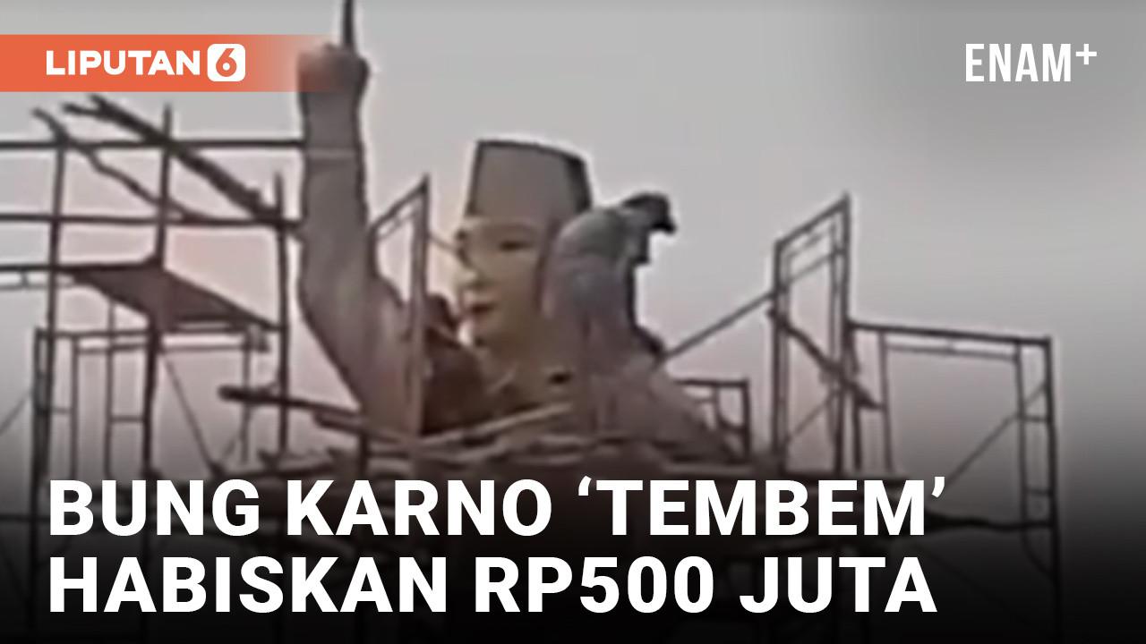 Dianggap Tidak Mirip, Patung Bung Karno Berpotensi Dibongkar Kadis PU Banyuasin