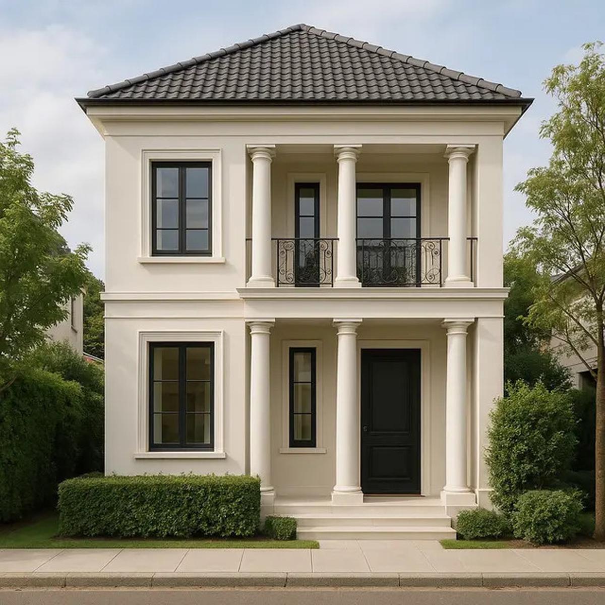 7 Desain Rumah Minimalis 2 Lantai ala Eropa yang Modern, Mewah dan Fungsional