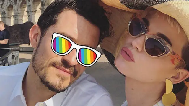 Katy Perry dan Orlando Bloom (Instagram - Katy Perry)