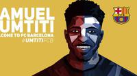 Bek Barcelona asal Prancis, Samuel Umtiti. (dok. FC Barcelona)