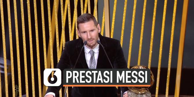 VIDEO: Messi Pecahkan Rekor Dunia, 6 Kali Terima Ballon d'Or