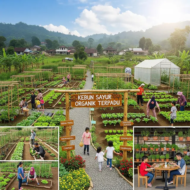 Kebun Sayur untuk Ibu-ibu di Desa Wisata yang Bisa Jadi Daya Tarik (Image by Gemini AI)