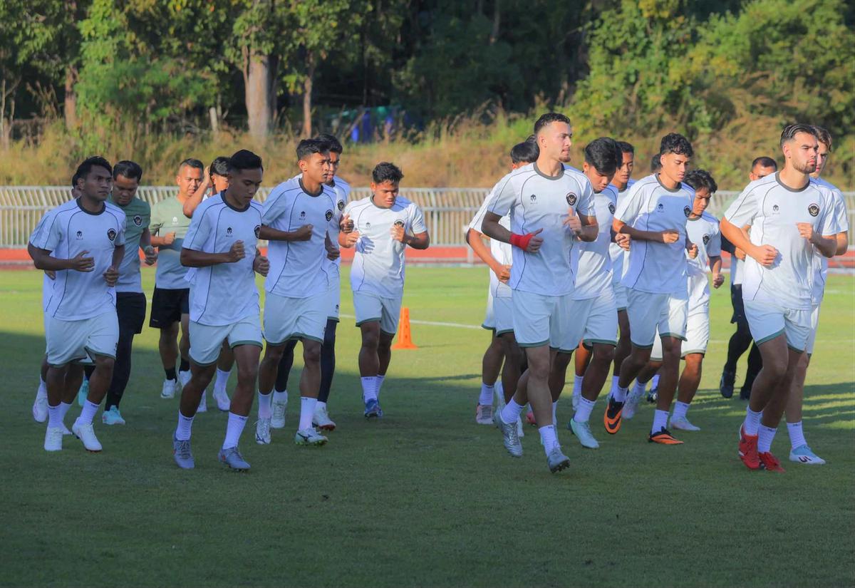 FOTO: Timnas Indonesia U-22 Matangkan Persiapan Jelang Laga Perdana SEA Games 2025