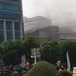 Gedung Menara Bidakara kebakaran. (Twitter)