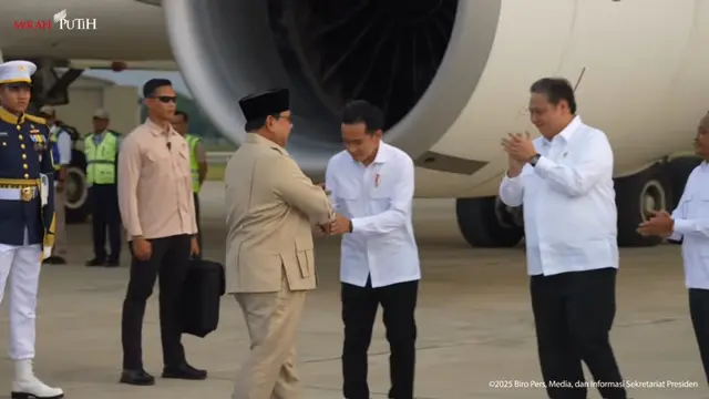 prabowo tiba di Indonesia