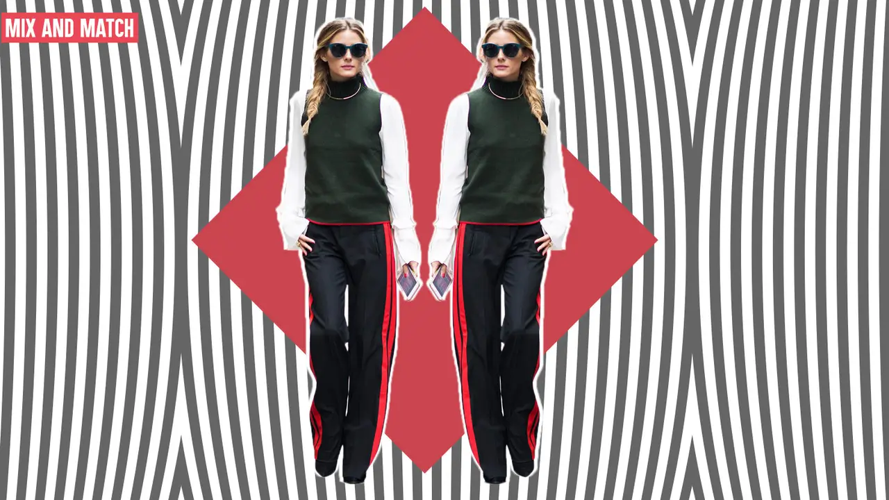 [Bintang] Side striped pants