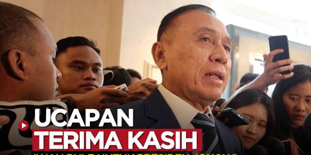 VIDEO: Ucapan Terima Kasih Iwan Bule untuk Presiden Jokowi Jelang Berakhirnya Jabatan Sebagai Ketum PSSI