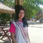 Putri Pariwisata, Dikna Faradiba, melakukan kunjungan ke Tanjung Lesung dalam rangka mempromosikan wisata Banten.