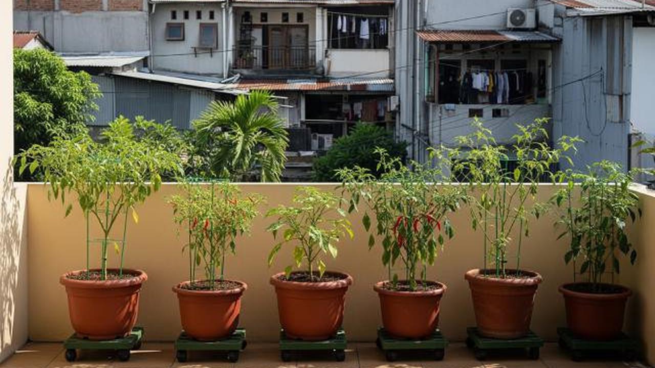7 Ide Kebun Cabai Mini di Rumah Tanpa Halaman, Solusi Bertanam di Lahan Terbatas