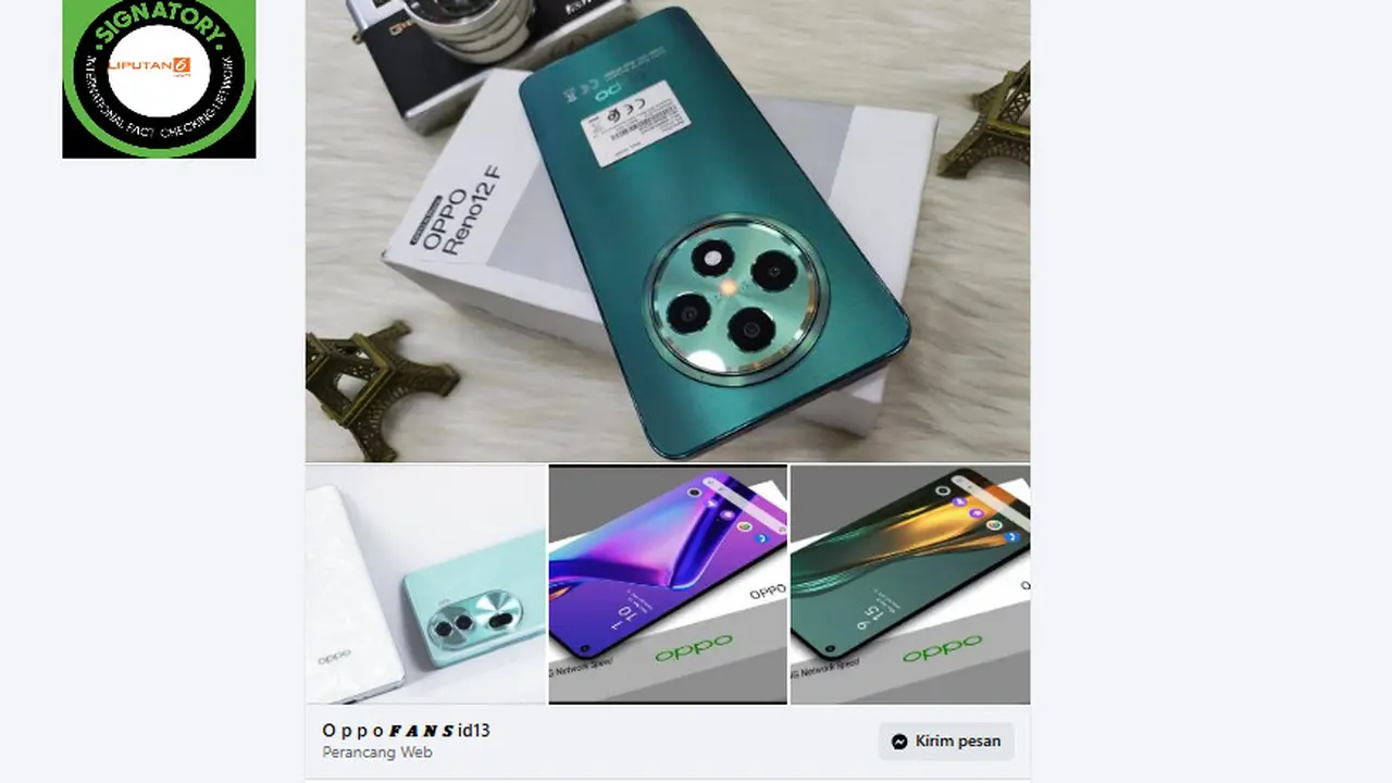 Tangkapan layar klaim Oppo bagikan 700 ponsel dalam rangka HUT ke-25