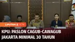 Komisi Pemilihan Umum Provinsi DKI Jakarta akan membuka pendaftaran untuk pasangan calon gubernur dan calon wakil gubernur pada 27 - 29 Agustus mendatang. Sabtu siang, KPU Jakarta memastikan syarat pendaftaran akan mematuhi keputusan Mahkamah Konstit...