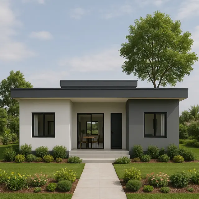 Desain Rumah Minimalis dengan 4 Kamar di Desa (Foto: ChatGPT)