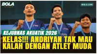 Andriyan Jaga Konsistensi di Tengah Persaingan Atlet Muda pada Kejurnas Akuatik 2026