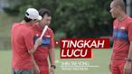 Berita video beragam tingkah lucu pelatih Shin Tae-yong saat memimpin latihan Timnas Indonesia di lapangan panahan Gelora Bung Karno, Senayan.