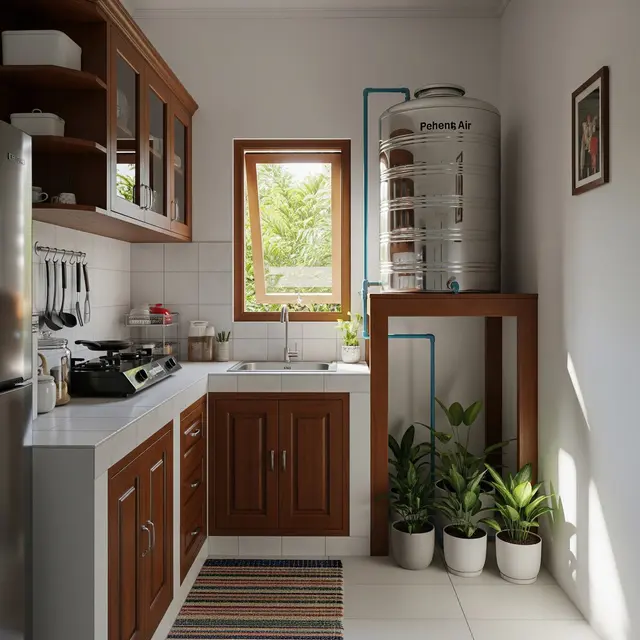 9 Letak Toren Air di Rumah Sempit