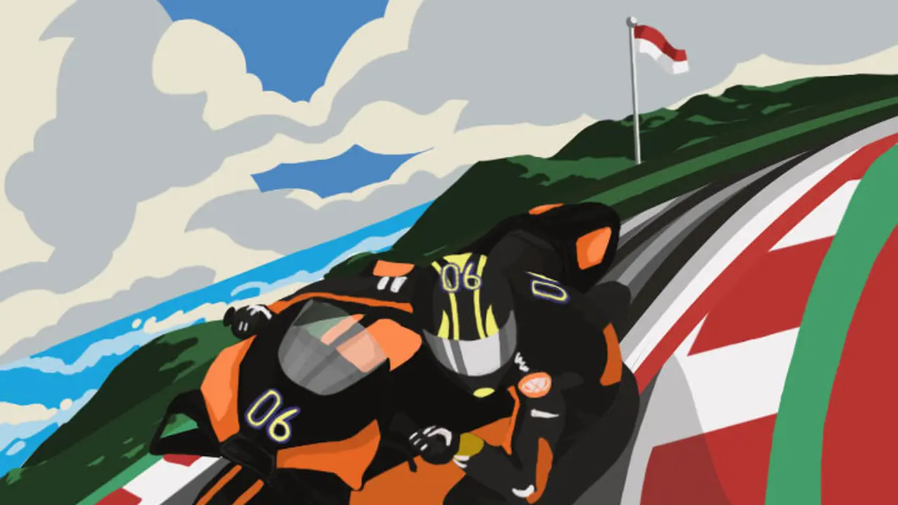 MotoGP - Ilustrasi Sirkuit Mandalika