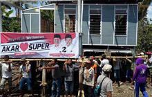 Takut Pilkada ricuh, rumah relawan Cabup digotong ramai-ramai