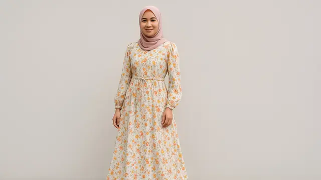 Model Gamis Payung Terbaru (Foto: ChatGPT)