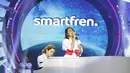 Dul Jaelani dan Aaliyah Massaid acara Smartfren WOW Concert 2019, di Istora Senayan, Jakarta, Jumat (20/9/2019) malam. (Bambang E Ros/Fimela.com)