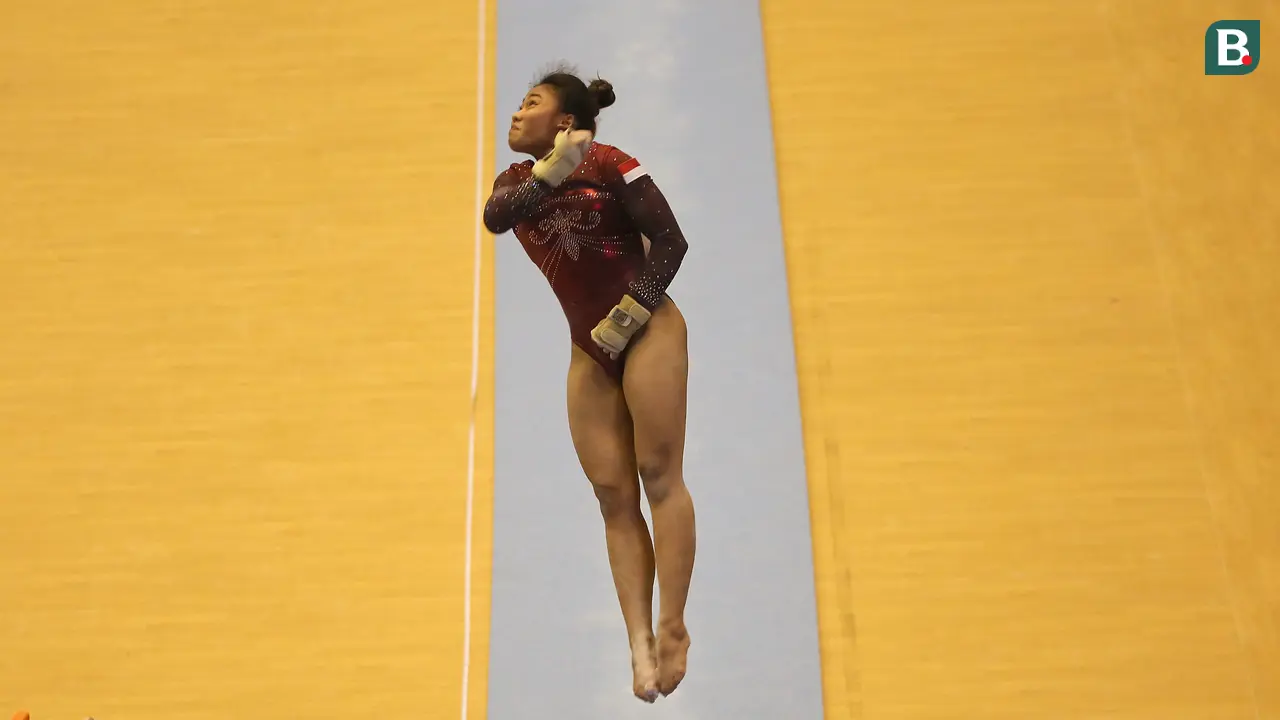 Foto: Sumbang Emas, Ini Dia Aksi Pesenam Ritmik Indonesia Rifda dan Ameera di SEA Games 2021