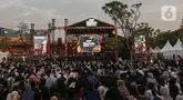 Ribuan muda mudi memadati Pertamina Weekend Fest 2024 di QBig BSD, Kabupaten Tangerang, Banten, Minggu (7/7/2024). (Liputan6.com/Angga Yuniar)