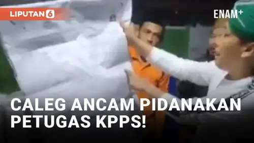 VIDEO: Duga Perolehan Suara Dijadikan Nol, Caleg di Lampung Ancam Pidanakan Petugas KPPS