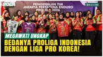 Megawati Hangestri membagikan pengalaman bermain di Liga Korea bersama Red Sparks dan membandingkannya dengan Proliga Indonesia. Dari jumlah pertandingan, status pemain, hingga antusiasme suporter, Mega mengungkap perbedaan paling terasa.