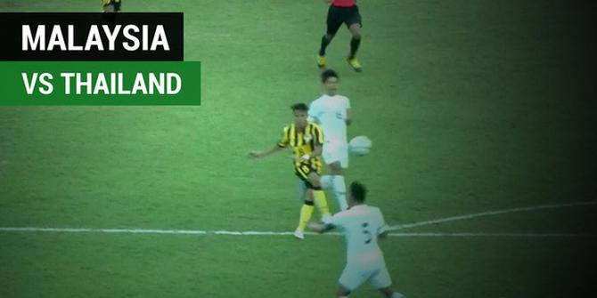VIDEO: Highlights Piala AFF U-18, Malaysia Vs Thailand 1-1