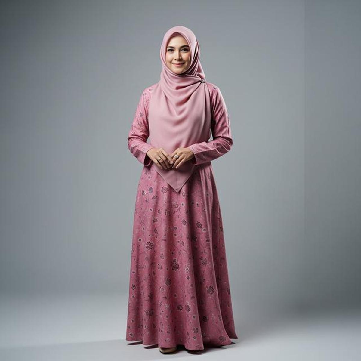 10 Model Baju Gamis Batik Ibu Ibu Terbaru, Ini Padu Padan yang Bikin Terlihat Muda di 2025