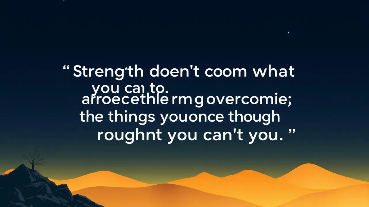 Best Quote About Strength