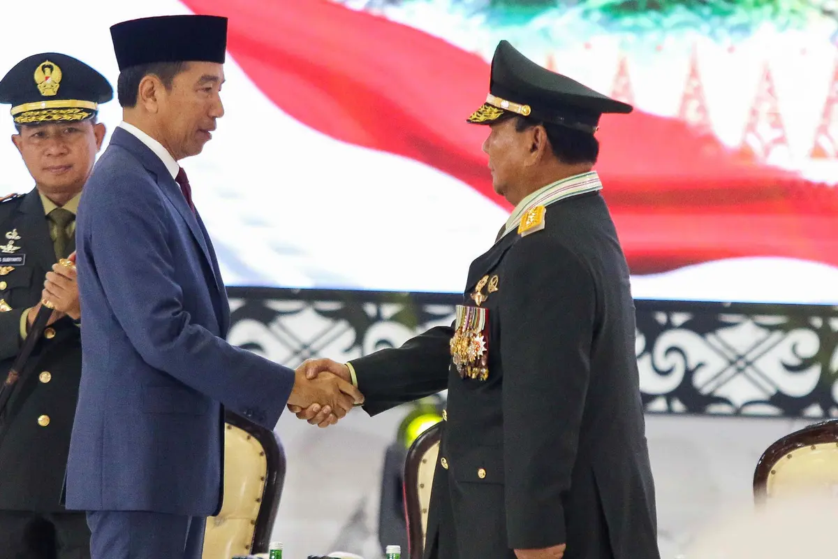 Anugerah Kenaikan Pangkat Istimewa kepada Menteri Pertahanan Prabowo Subianto