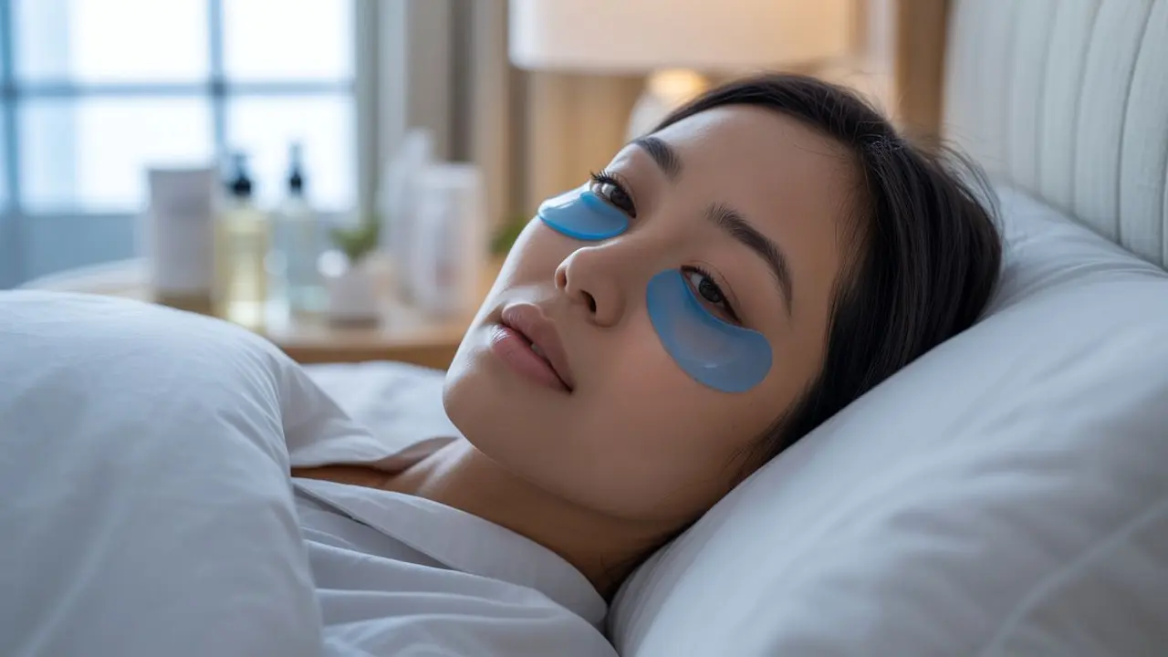 berapa lama memakai masker mata
