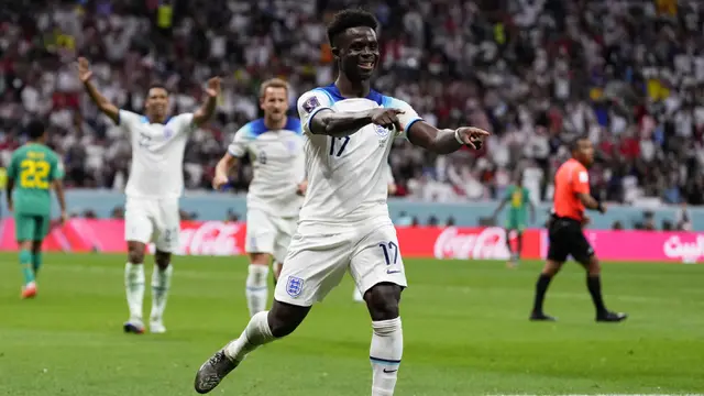 Foto: Melihat Perayaan Gol Timnas Inggris ke Gawang Senegal, Termasuk Selebrasi Tak Wajar Jordan Henderson dan Jude Bellingham