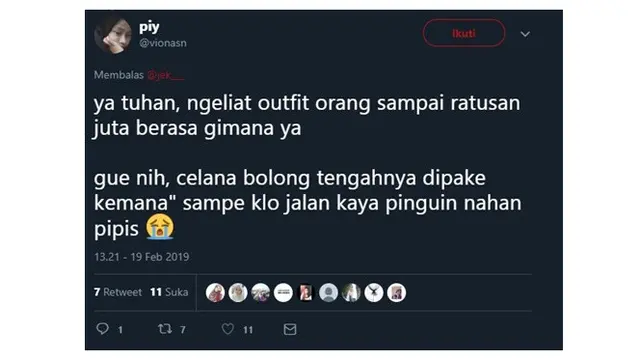 keluh kesah netizen tentang outfit