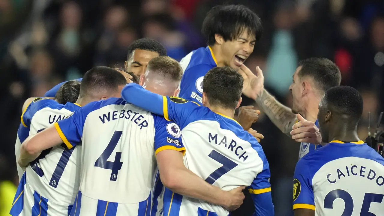 Foto: Gol Semata Wayang Alexis Mac Allister Bikin MU Pulang dengan Tangan Hampa dari Markas Brighton