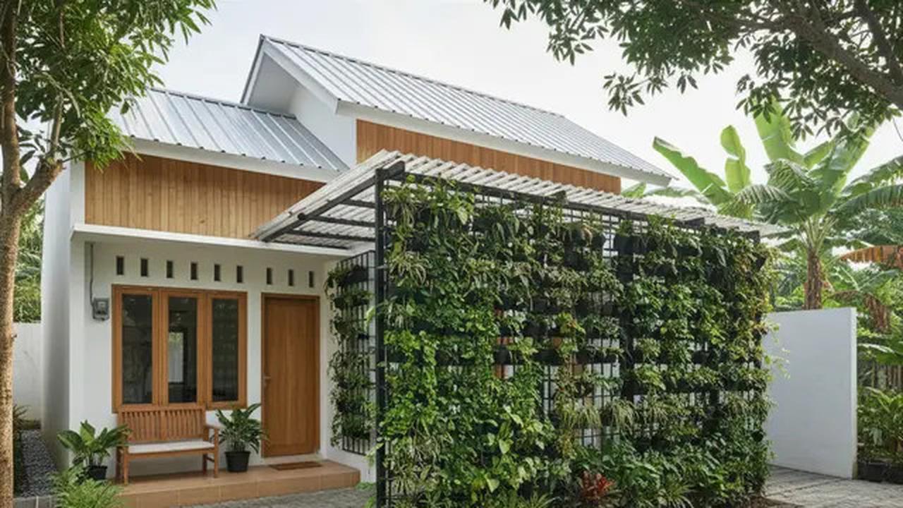 7 Model Rumah Kecil Tapi Luas dengan Pagar Tanaman Hijau, Solusi Hunian Asri dan Nyaman di Lahan Terbatas