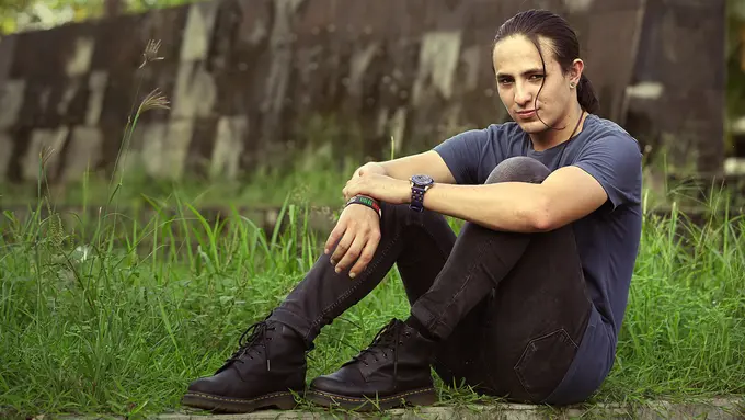 [Bintang] Dylan Carr di lokasi syuting Anak Langit