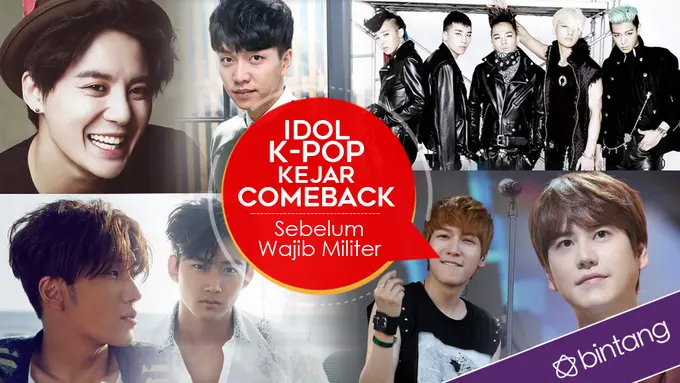 [Bintang] Infografis Idol K-Pop pada Wamil