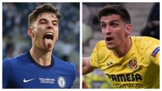 Piala Super Eropa 2021 akan mempertemukan kampiun Liga Champions Chelsea dan jawara Liga Europa Villarreal dalam laga yang akan digelar di Windsor Park, Belfast, Kamis (12/8/2021) dini hari WIB. Siapa saja pemain kunci yang akan menjadi penentu? (Foto: Kolase AFP)