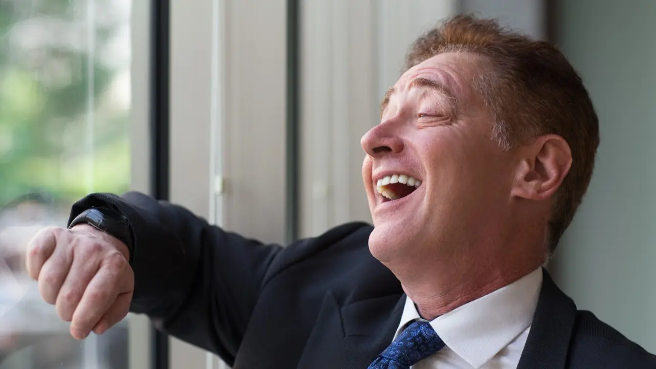 Laughing
