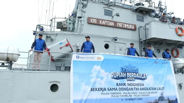 Bank Indonesia Kantor Perwakilan wilayah  Kepulauan Riau kembali  melepas Tim Ekspedisi Rupiah Berdaulat ke pulau terluar. (Dok BI)