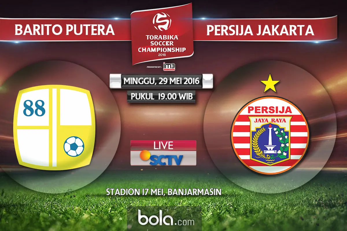Barito Putera Vs Persija Jakarta (bola.com/Adreanus Titus)