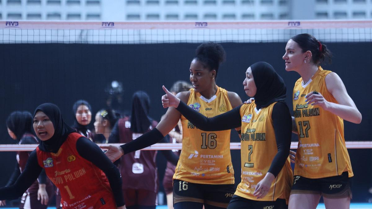 Hasil Proliga 2026: Jakarta Popsivo Polwan Tumbangkan Jakarta Electric PLN